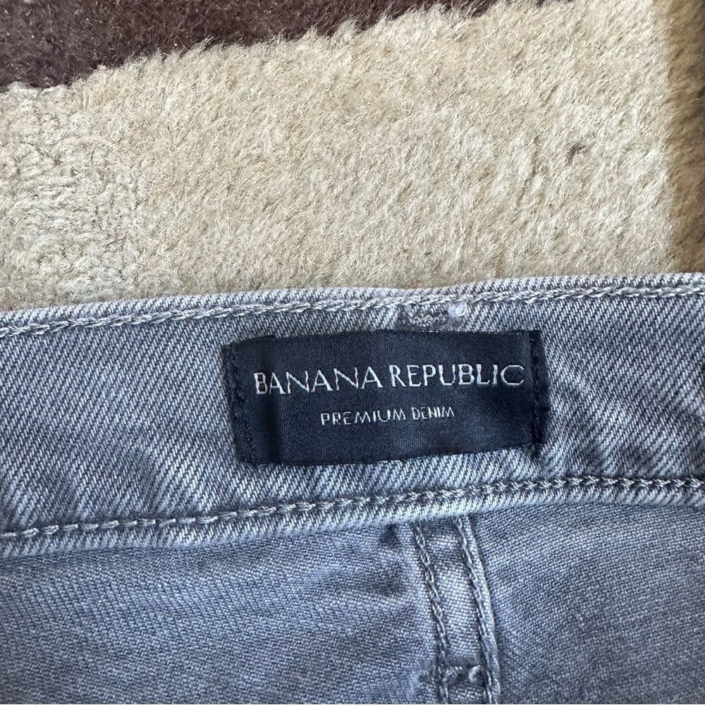 Banana Republic Premium Denim Women’s 25Wx27L High Rise Straight - Light Grey - Picture 5 of 5